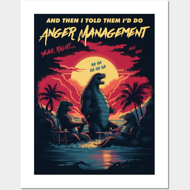 Godzilla: Anger Management Wall Art by Fresh! Printsss ™